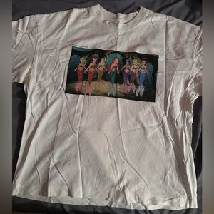 Uniqlo Disney Princess Ariel Mermaid Over Sized Tee Sz. M